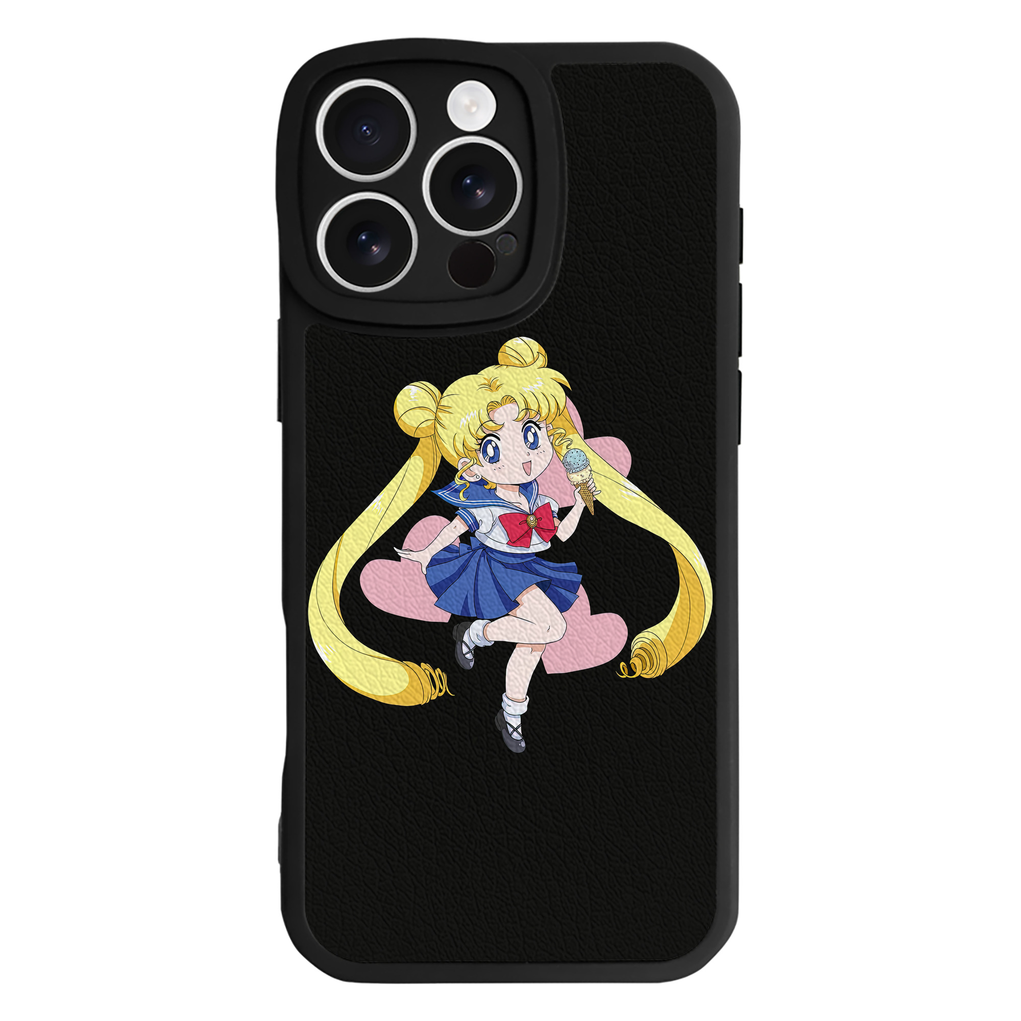 （画像用） 美少女戦士セーラームーン 愛野 美奈子 あいの みなこ Sailor Moon Aino Minako 【iPhone 16シリーズ対応】シリコンスマホケース（レザー調） 材質：シリコン